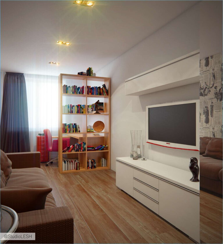 Дизайн интерьера второй спальни