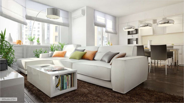 Дизайн интерьера гостиной