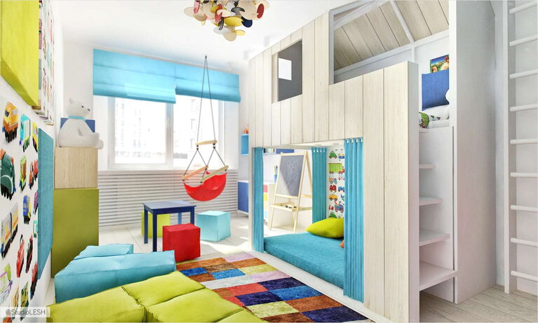 Дизайн проект детской комнаты