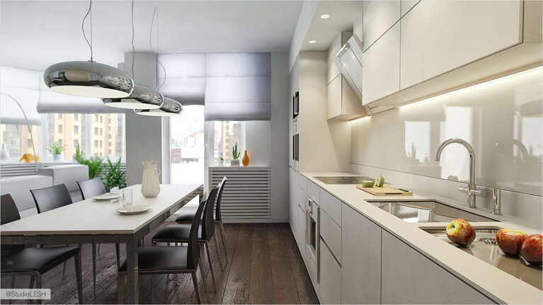 Столовая зона - дизайн интерьера